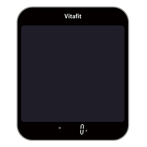 Vitafit Báscula digital de cocina de 15 kg, escala de alimentos multifunción, medidas en gramos y...
