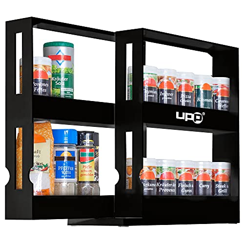 UPP Especiero, estantería para especias I cajón retráctil para condimentos, especias,...